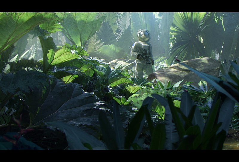 outdoors, tree, land, science fiction, plant part, no people, art and craft, metalanguage, agriculture, 1080P, statue, transfer print, day, growth, male likeness