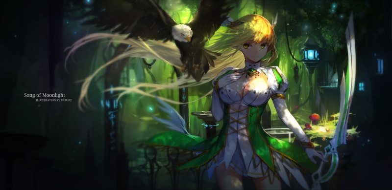 Elsword, Rena (Elsword), Video Game, 1080P