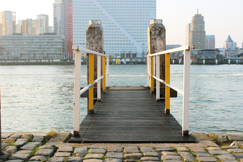 rotterdam, wooden post, building, nature, pier, building exterior, 5K, port, built structure, architecture, peacefull, jetty, the way forward, day, bridge