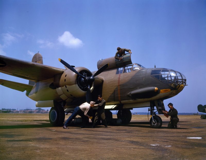 army, nature, transportation, single object, brown, Bomber, airport, battle bomber, Battle, maintenance, military airplane, sky, a 20 c bo, historically