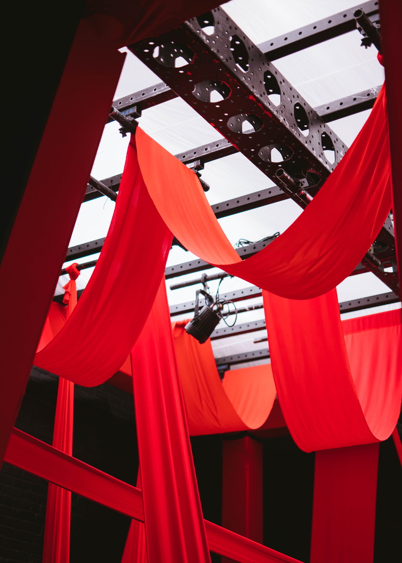 building, iron, light, aerial, contrast, curtain, connection, yoga, united states, nature, gate, red, brooklyn, no people, day, 5K, outdoors, built structure
