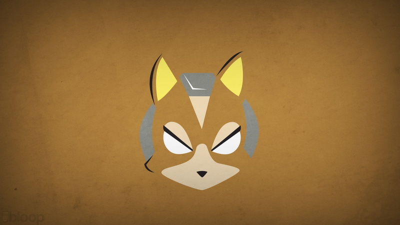 animal, no people, representation, Blo0p, Star Fox, studio shot, fun, craft, art and craft, gray, yellow, minimalism, starfox, close-up, fox, illustration
