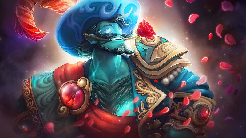 fantasy, feather, conqueror, 1080P, hearts, dota, red, hat, rose, abstract, storm, desktop, spirit, s, hd, women