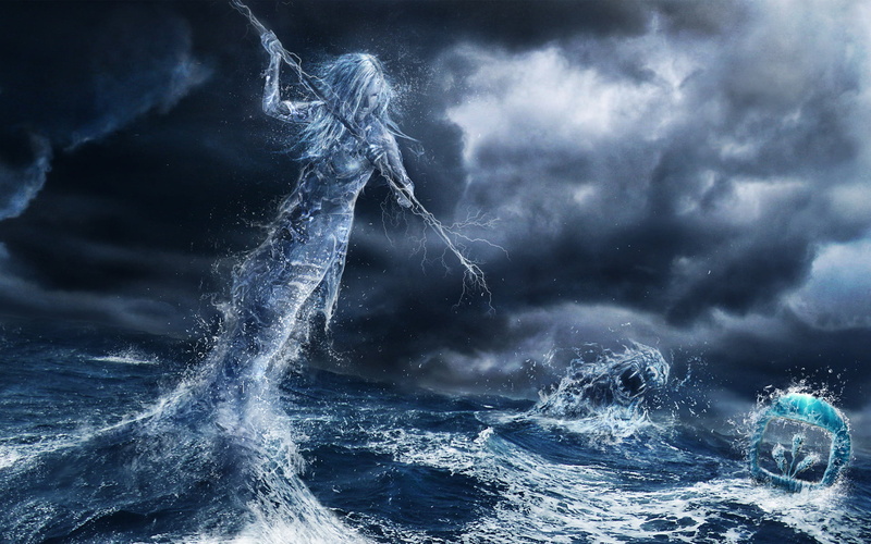 sea, scenics - nature, art, spray, motion, danger, wind, 1080P, monster, storm, abstract, god, flowing, spear, liquid, sport, breaking, white