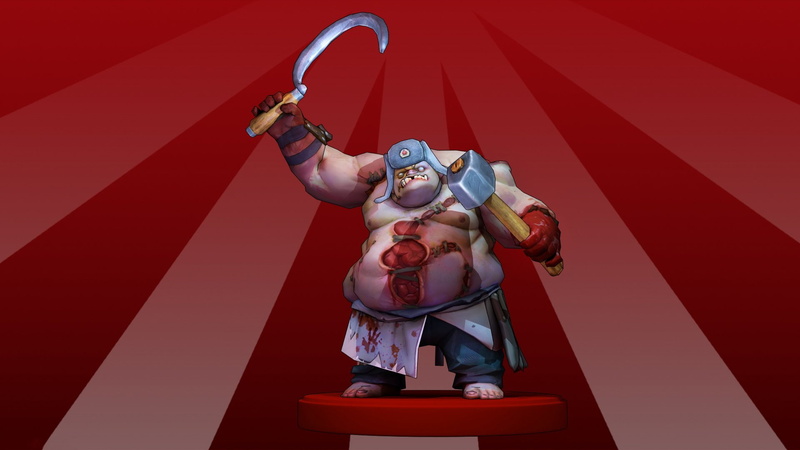dota, Sickle, fantasy, hammer, warrior, games, 1080P, 2, Pudge, monster