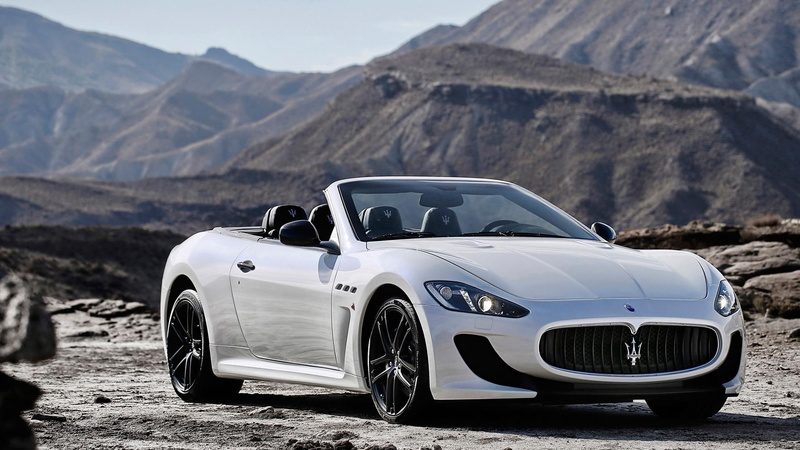 2014, white, cars, car, grancabrio, 1080P, mc, convertible, maserati