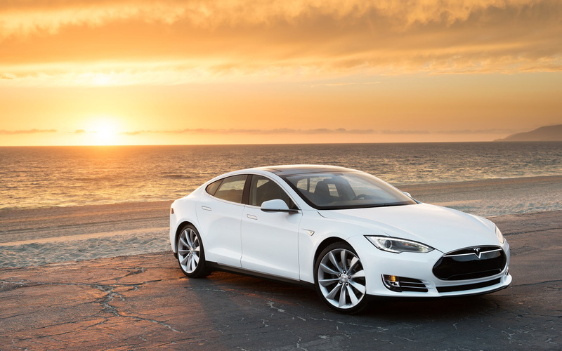 new, looking At View, modern, sea, motor Vehicle, scenics, model s, land Vehicle, car, nature, sky, outdoors, luxury, no People, sunset, sedan, 1080P