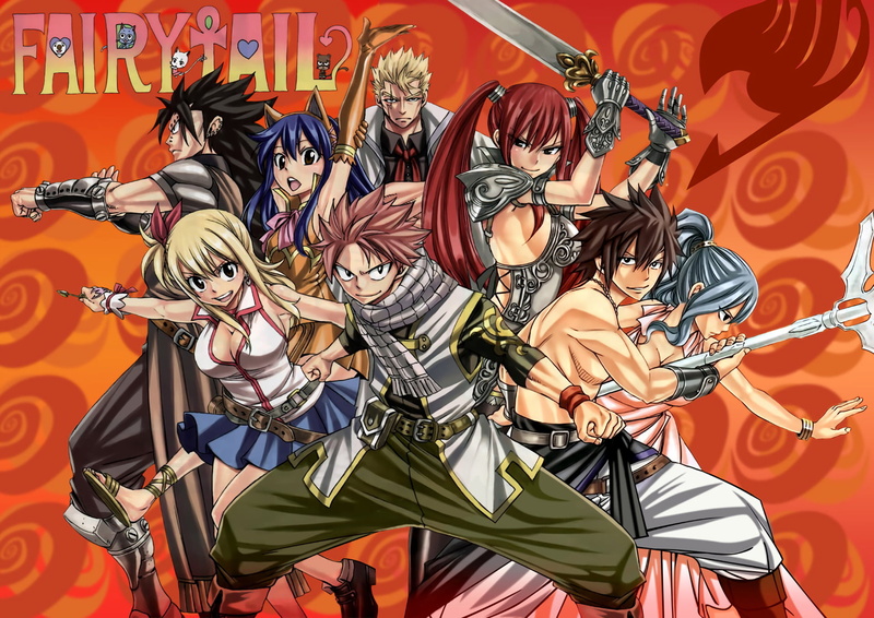 1080P, clothing, Gray Fullbuster, art and craft, male likeness, Anime, pattern, architecture, festival, Juvia Lockser, people, standing, Erza Scarlet