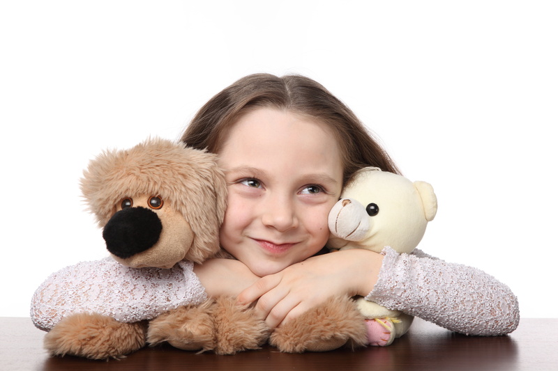 Bear, fun, offspring, brown, childhood, cheerful, people, toys, portrait, playful, emotion, beige, embracing, children, girls, one Person, females, sitting