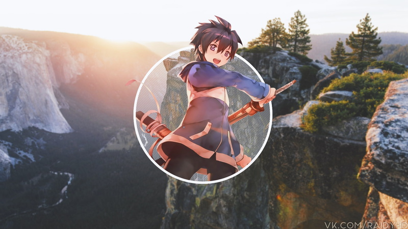 sunlight, water, mountain, clothing, rock - object, full length, picture-in-picture, fashion, nature, Zero no Tsukaima, lifestyles, beautiful woman, anime