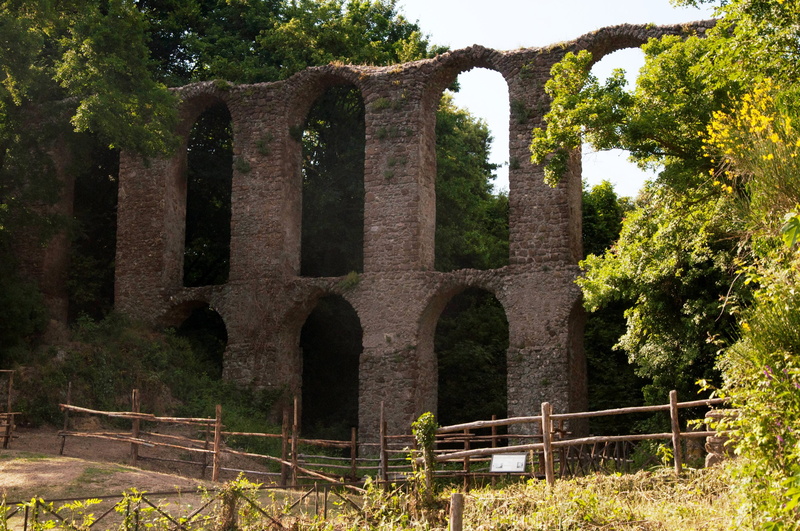 architecture, old, building exterior, lazio, architectural column, no people, monterano, ancient, weekend, tree, day, the past, tuscia, bridge - man made structure