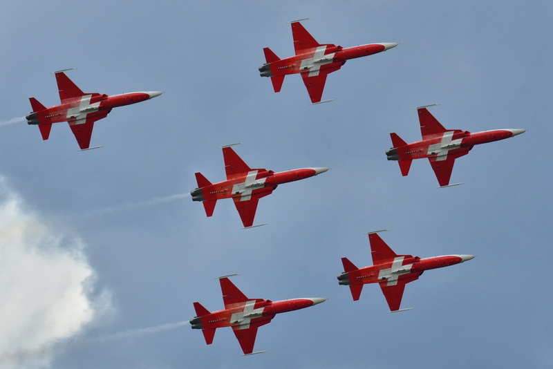 acrobatic, aviation, northrop, 1080P, air, aircraft, fighter, jet, freedom, patrouille, f 5, suisse