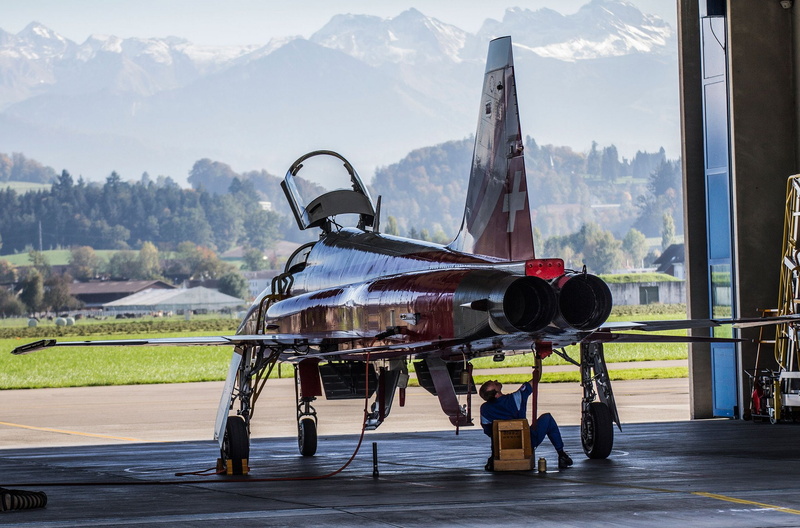 patrouille, aircraft, aviation, acrobatic, air, 1080P, northrop, f 5, jet, dom, suisse, fighter