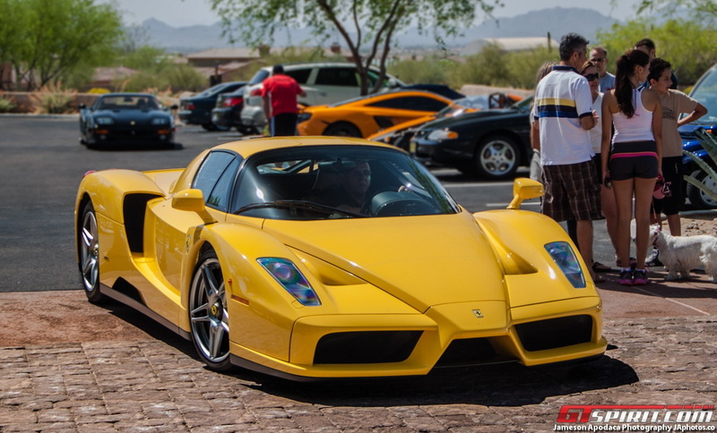 720P, supercars, yellow, enzo, italia, cars, ferrari, jaune