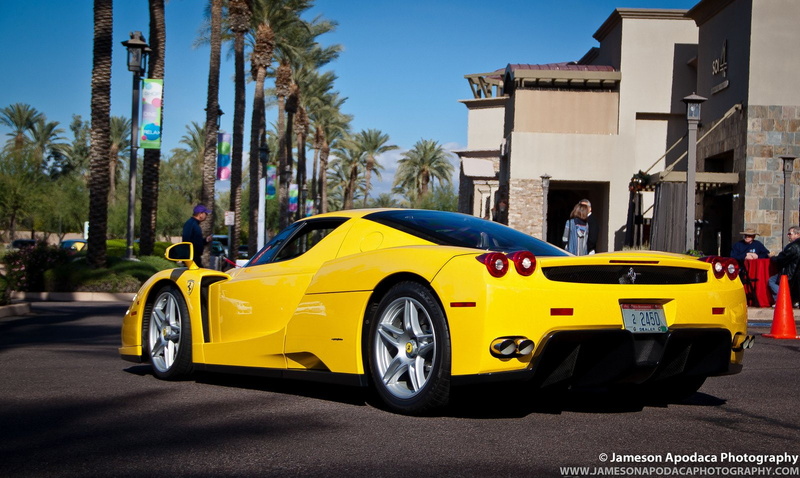cars, enzo, yellow, 720P, ferrari, italia, jaune, supercars