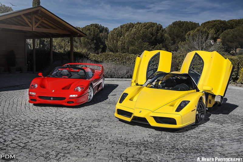 enzo, 720P, italia, yellow, cars, ferrari, jaune, supercars