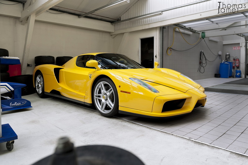 jaune, enzo, yellow, cars, 1080P, supercars, ferrari, italia