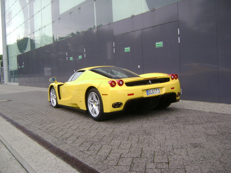 jaune, ferrari, 1080P, supercars, italia, enzo, cars, yellow
