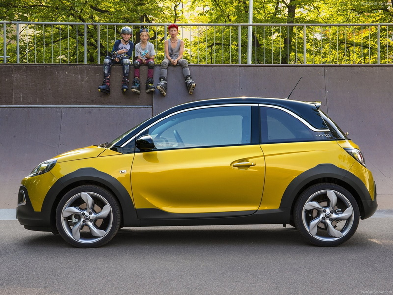 yellow, jaune, opel, 720P, cars, 2015, adam, rocks, giallo