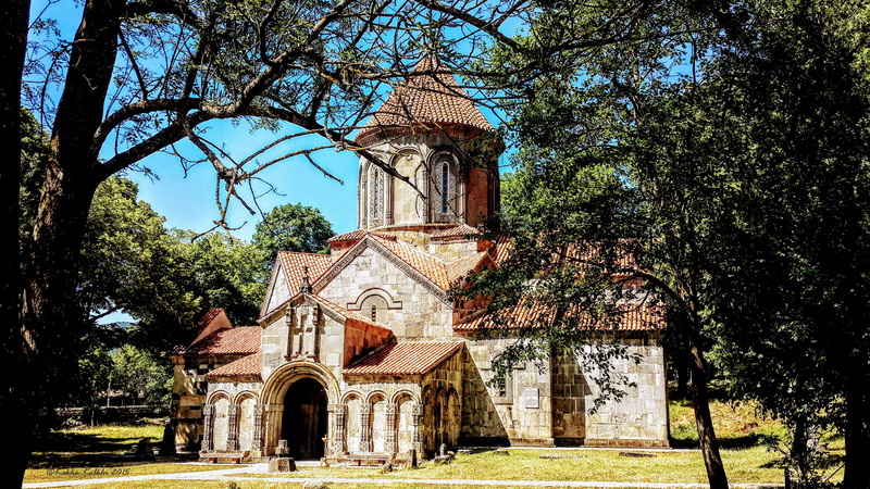 tree, place of worship, outdoors, building exterior, building, travel destinations, church, medieval, georgia, spirituality, magnifique, belief, christianity