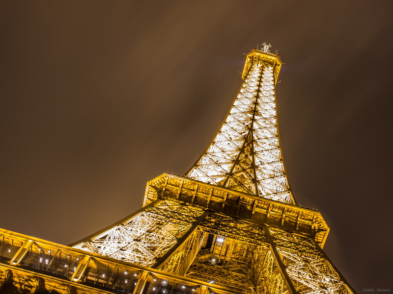 Champ de Mars, Eiffel Tower, Night, 2K, Paris