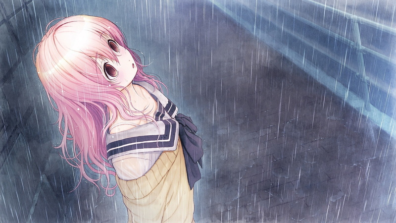 mood, kanojo, koi, 1080P, kimi, mukou, aoi, drops, rain