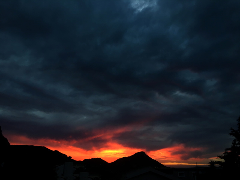 overcast, evening, ominous, stormy, cloud, environment, dark clouds, cauldron, dark sky, no people, red, 4K, storm cloud, nature, sky, dramatic sky, scenics - nature