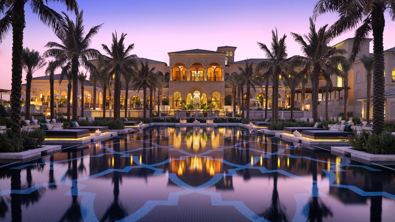 Best hotels, tourism, travel, OneandOnly The Palm, booking, pool, vacation, resort, Dubai, 4K