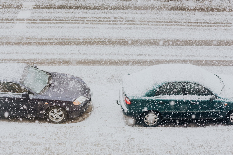 transportation, winter, nature, storm, mode of transportation, snow, blizzard, motion, car, road, cars, city, land vehicle, white, motor vehicle, snowy