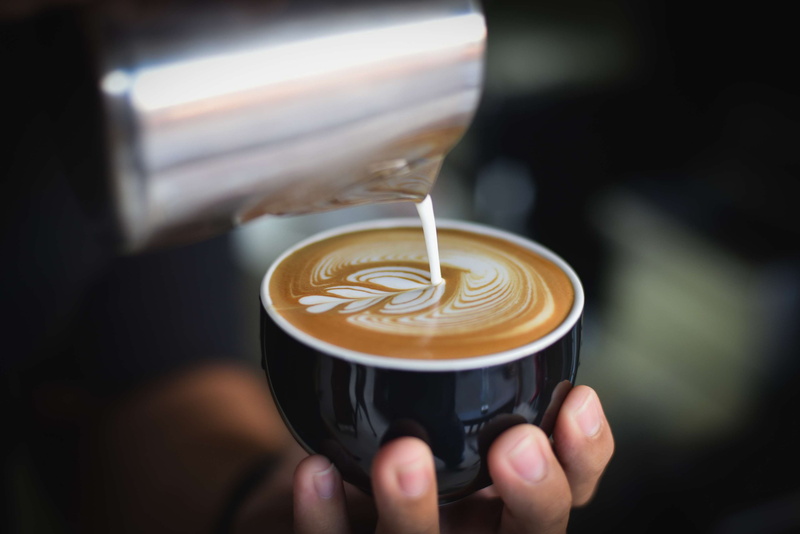 hand, blur, human hand, coffee - drink, coffee cup, artistic, caffeine, human body part, indoors, finger, coffee drink, cappuccino, close up, creative