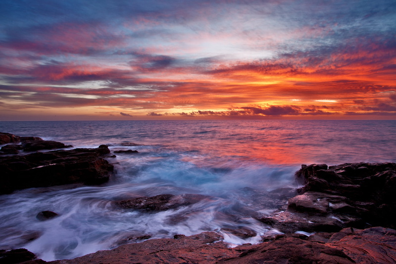 nature, cloudscape, cloud - Sky, scenics, horizon Over Water, vacations, water, dusk, horizon, rock - Object, night, cloudy, light - Natural Phenomenon