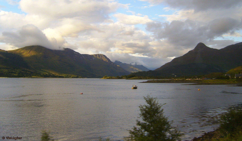 beauty in nature, mountain range, transportation, 2K, travel, waterfront, water, grampian mountains, nature, ben lomond, scenery, mountain, scenics - nature