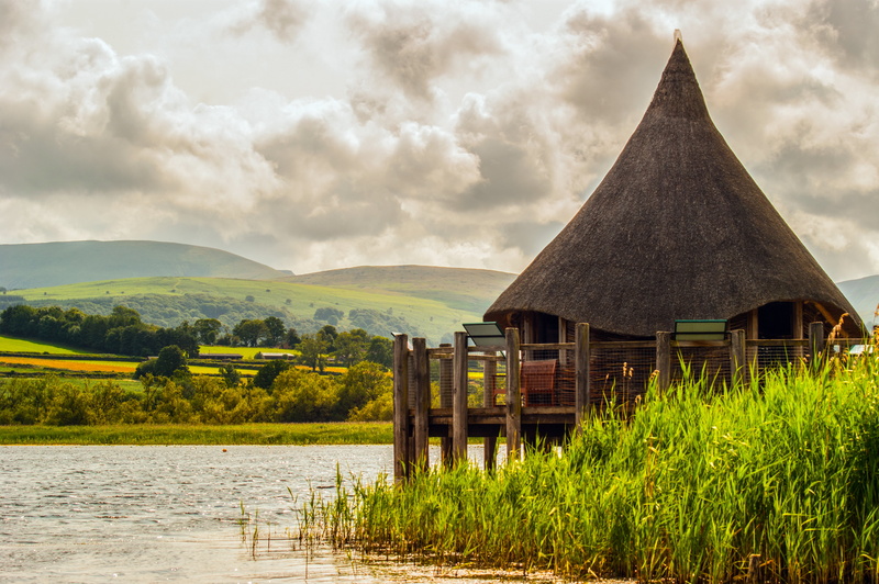 wood - Material, llangorse  lake, travel, village, body, body of water, near, rural Scene, land, cloud, hills, 4K, wales, landmark, hill, powys, brown