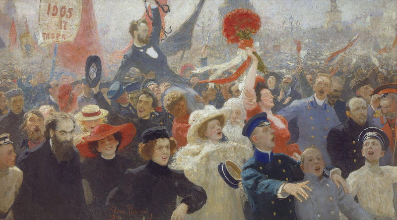 1907—1911, a bouquet of red flowers, Canvas, Ilya REPIN, 18 Oct 1905, 1080P, oil