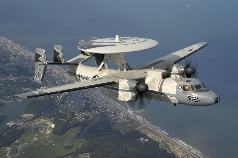 1080P, Aircraft, Military Aircrafts, Warplane, Northrop Grumman E-2 Hawkeye