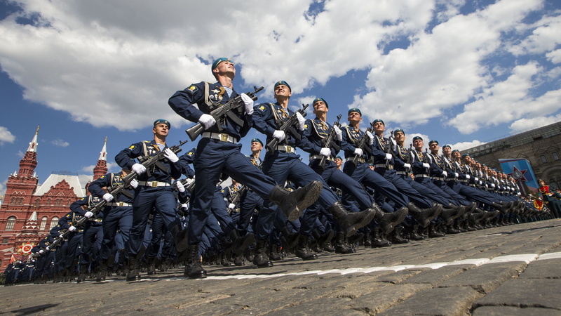 sky, law, parade, holiday, protection, weapon, men, security, outdoors, red square, day, safety, full length, government, architecture, 4K, victory day