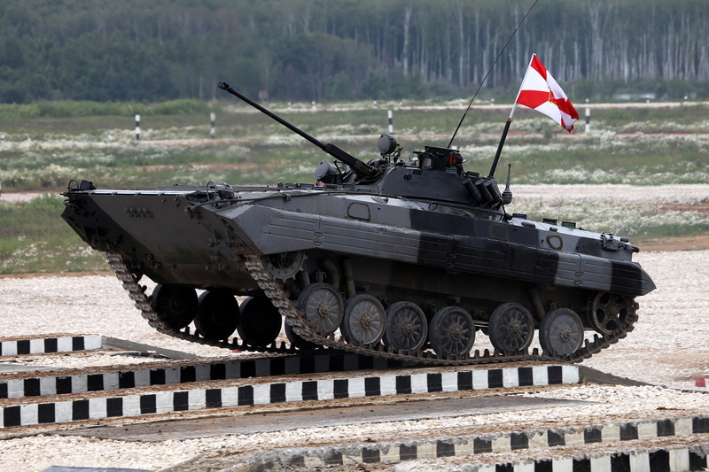 Taman, BMP-2, mode of transportation, Russia., machine, transportation, weapon, black, single object, armed forces, guards, suburban, flag, aggression