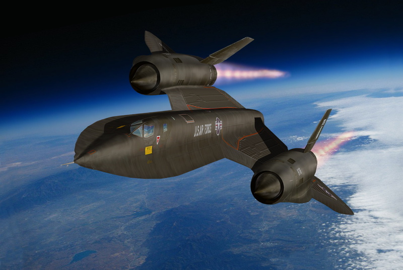 the sky, earth, supersonic, " Blackbird", scout, strategic, figure, Lockheed SR-71, «Blackbird», 1080P, flight, UNITED STATES AIR FORCE