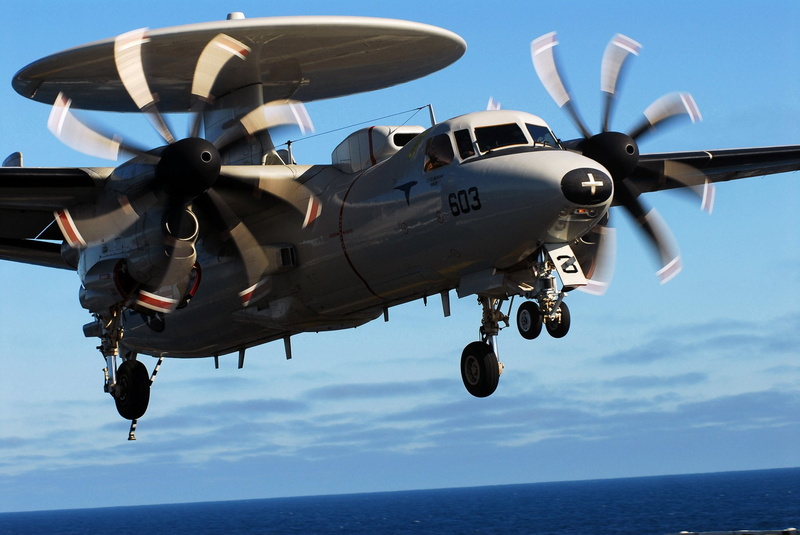 Northrop Grumman E-2 Hawkeye, Military Aircrafts, 1080P