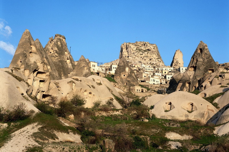 desert, land, built structure, history, structures, stone Material, asia, travel, ancient, nature, the Past, old Ruin, scenics, 1080P, caves, archaeology