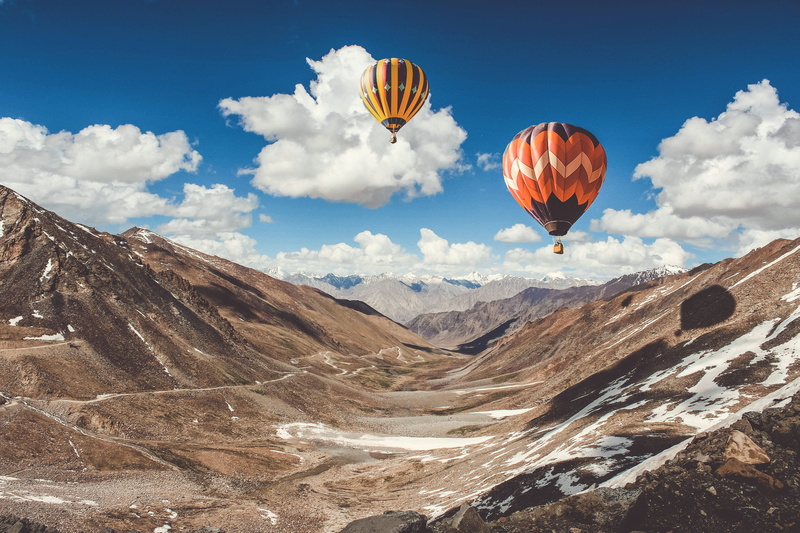 outdoors, high Up, formation, sky, travel Destinations, ballooning festival, nevsehir, yellow, blue, air Vehicle, air, hot Air Balloon, tuff, adventure