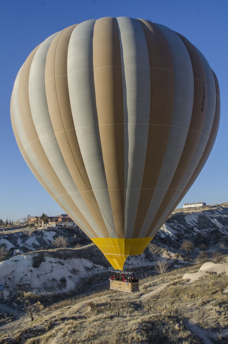 flying, mid-air, land, air Vehicle, heat - Temperature, nevsehir, beauty in nature, scenics - nature, environment, transportation, adventure, anatolia