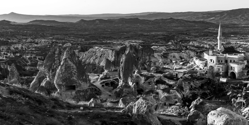 beauty in nature, central anatolia, day, peri bacalari, 4K, canon, no people, rock, formation, scenics - nature, mountain range, building, history, cappadocia