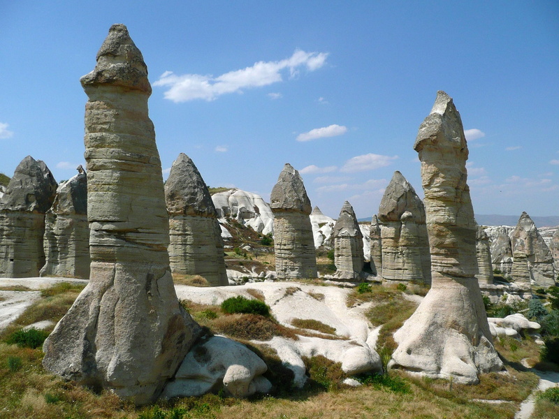 old Ruin, rock, rock formation, Cappadocia, tranquil scene, Goreme, ancient civilization, 2K, travel Locations, landscape, turkey, day, archaeology, rock - Object