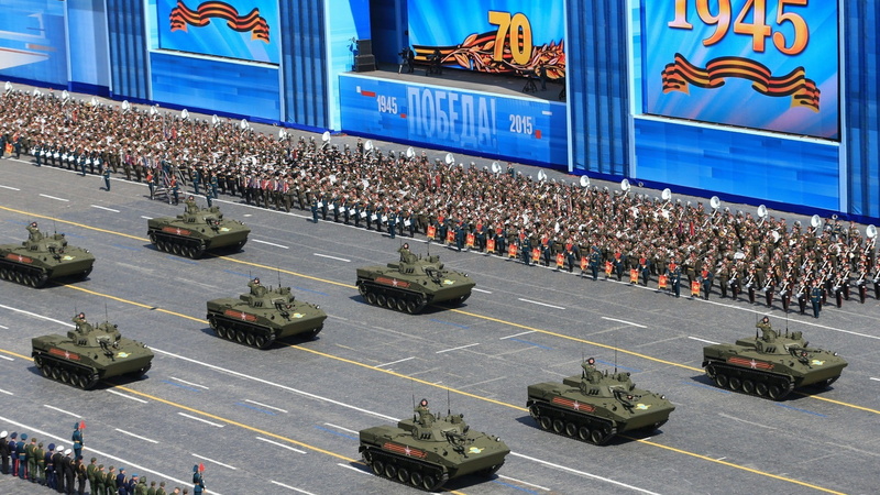 military victory day moscow russia airborne, 1080P