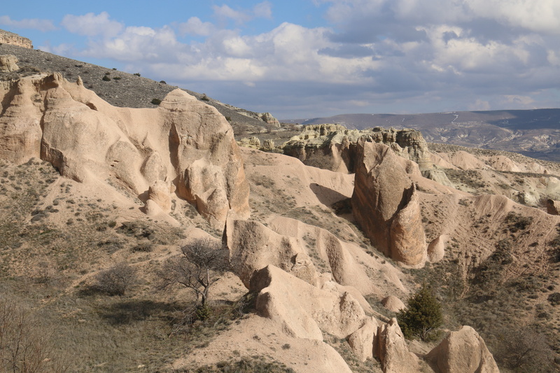 goreme, anatolia, sandstone, idyllic, sunny, tranquility, limestone, unesco, outdoors, turkey, arid climate, eroded, sunny cappadocia, environment, landscape