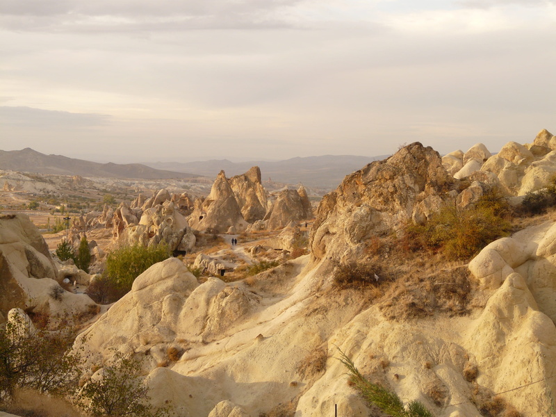 sky, chapels, tuff rock, scenics, volcanic rocks, outdoors, rocky towers, climate, 2K, nature, scenics - nature, orthodox, geology, churches, Göreme, unesco