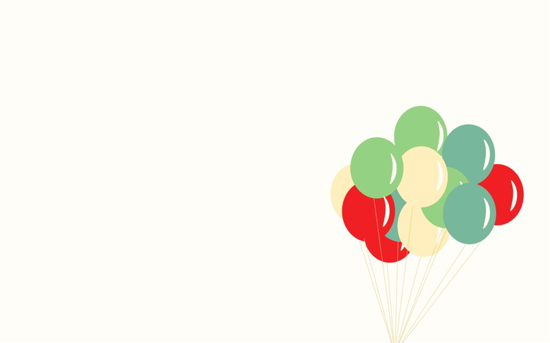 2K, color, baloon, minimalist