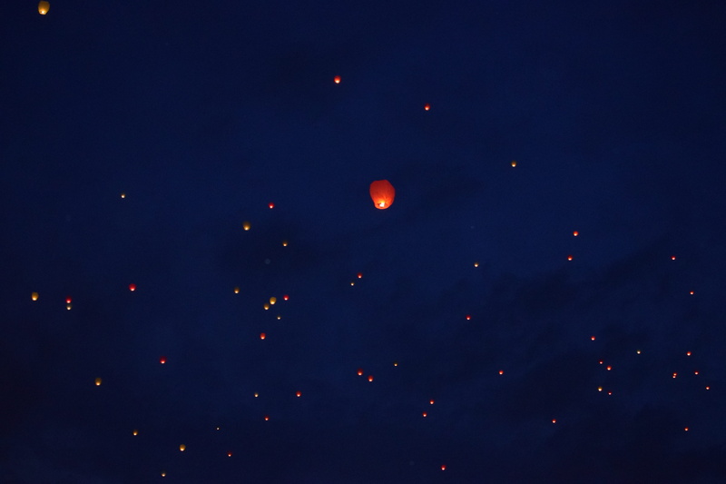 no people, idyllic, illuminated, 5K, celebration, star - space, burning, astronomy, moon, sky, Bright, hot air, night, space, tranquil scene, large group of objects