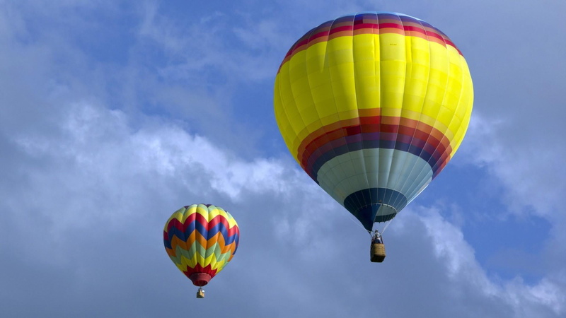 travel, day, air vehicle, 1080P, baloon, cloud - sky, balloon, transportation, ballooning festival, adventure, outdoors, sky, mode of transportation, mid-air